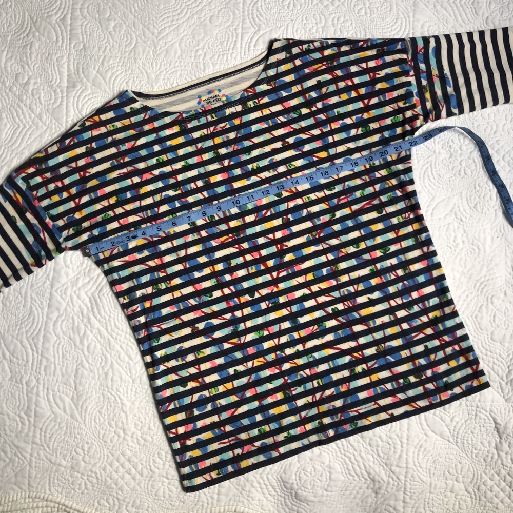 ❤️ Michael De Feo Watercolor Top - Picture 5 of 6